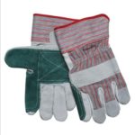 MCR SAFETY, LEATHER DOUBLE PALM GOLVES, MEDIUM