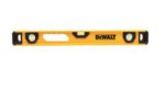 DEWALT I-Beam Level: 24 in Lg, 3 Vials, Aluminum, Magnetic