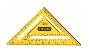 STANLEY Quick Square: ABS Plastic, 12 in, Use With Saws