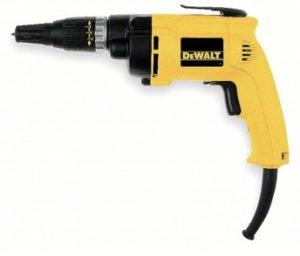 DEWALT SCREW GUN: 1/4" DRIVE SIZE, 2,500 RPM, 132 IN-LBS, 6.5 AMP