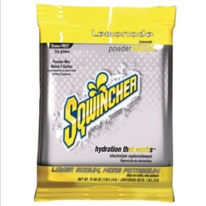 LEMONADE - SQWINCHER POWDER PACK, 5 GAL INSTANT DRINK MIX