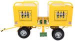 RAPTOR R2000 LARGE DOUBLE JOB BOX MOBILE FALL PROTECTION CART