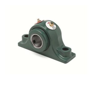 EP2B-IP-215R, Pillow Block Roller Bearing Unit - 2.9375 in Bore Dia., Two-Bolt Base, Solid Pillow Block, Cast Iron Material, Non-Expansion Bearing (Fixed)