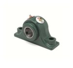 P2B-SCM-215, P2BSCM215 Pillow Block Ball Bearing Unit - Two-Bolt Base, 2.9375 in Bore, Cast Iron Material, Medium Duty, Non-Expansion Bearing (Fixed)