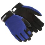 MCR SAFETY MULTI-TASK, SYNTHETIC LEATHER PALM, SPANDEX BACK, LARGE