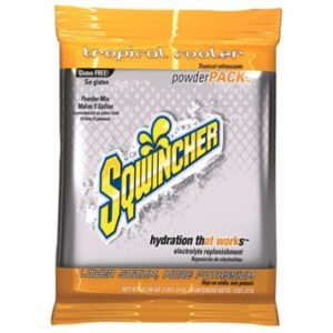 TROPICAL COOLER - SQWINCHER POWDER PACK, 5 GAL INSTANT DRINK MIX
